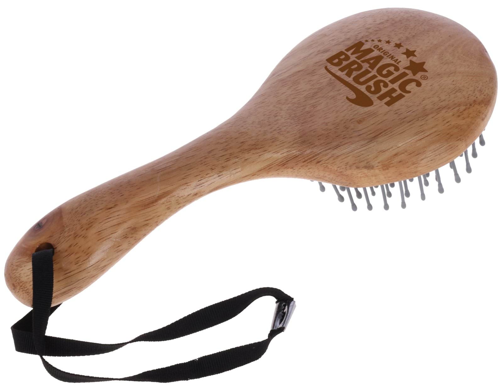 Szczotka dla konia do grzywy i ogona, drewniana, 22 cm, MagicBrush